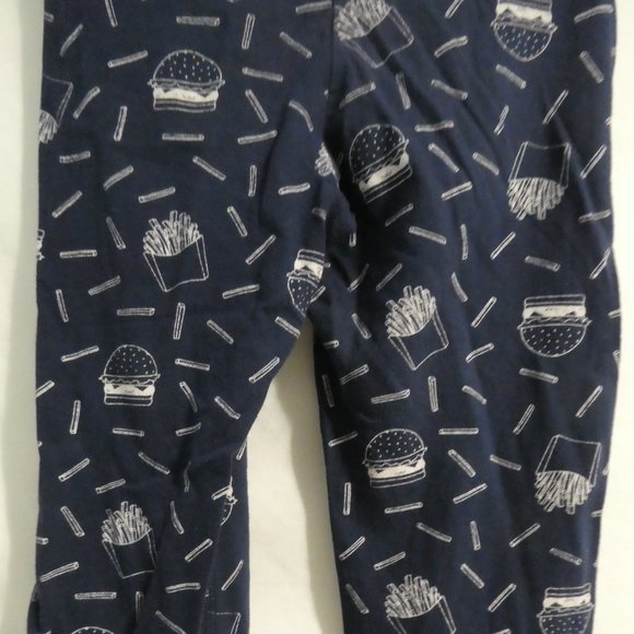 BABY GAP burgers and fries pajama pants with pockets and drawstring waistband - Picture 12 of 14